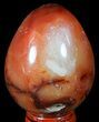 Colorful Carnelian Agate Egg #55535-1